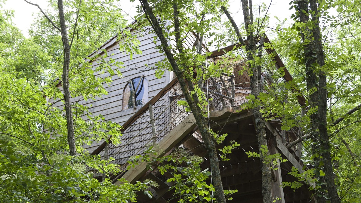 La Chapelle-aux-Naux Cabin | Fisherman Tree house & SPA - France Loire Valley - for Family/with confort