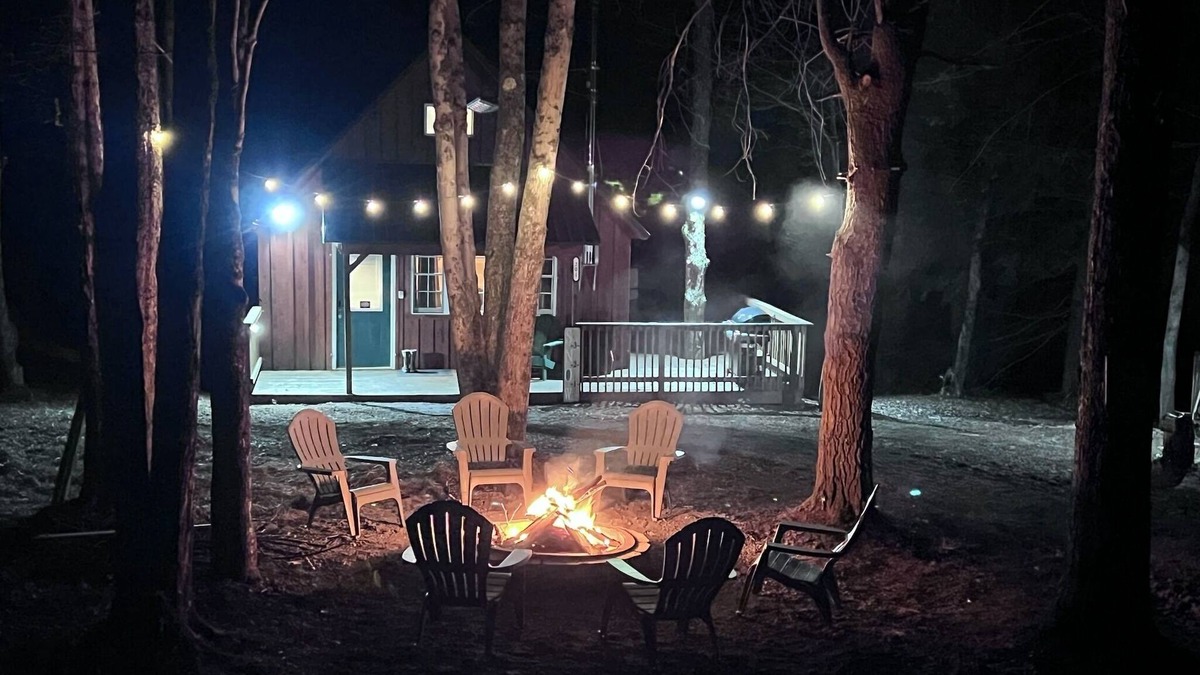 Town of Amboy Cabin | Fishing ATV and Snowmobiling. Welcome to Snowy Pines p