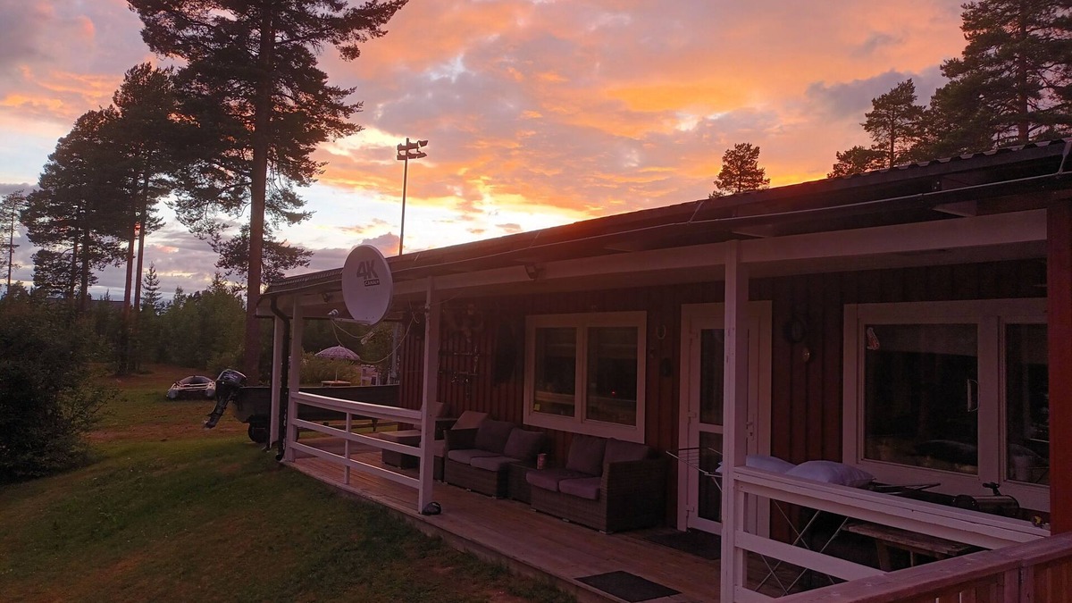 Rusksele RV Rental | Fishing camp rusksele on the Vindel River in Lapland