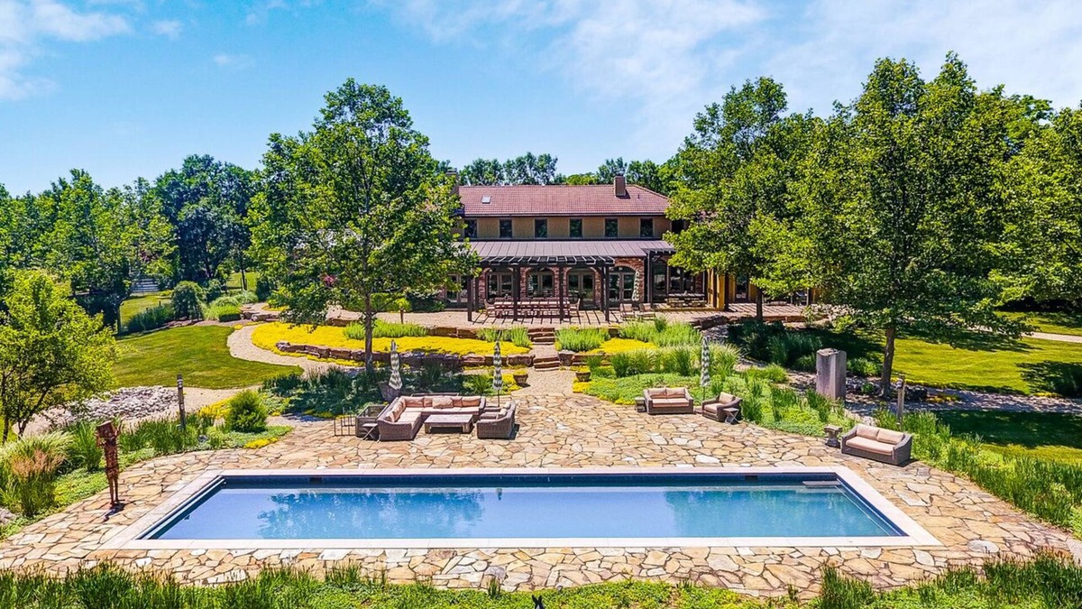 Celina House | Five Acre Estate on Grand Lake with heated pool/tennis court