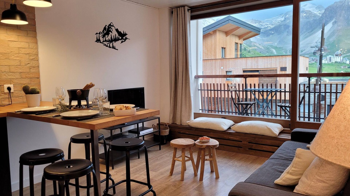 Tignes le Lac Apartment | Flat 30m² Centre Tignes Lac Classified 3*Belles Prestations 100 m des pistes