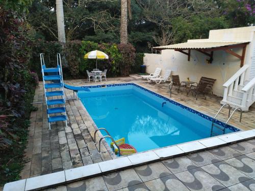 Vila Gardenia House | Flat Mobiliado de 70 m2 de Área c Piscina - Estilo Pousada - não é a casa