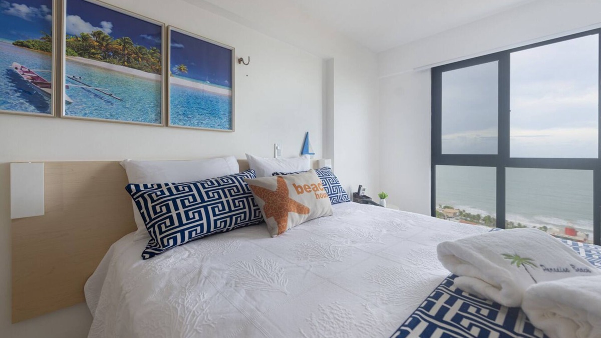 Ponta Negra Apartment | Flat with spectacular view of PONTA NEGRA BEACH, 55 MB Wi-Fi, garage