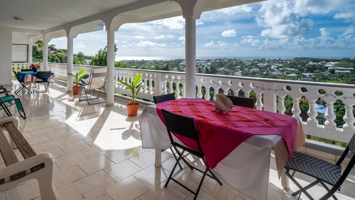 Le Gosier House | Fleur de Bambou - Vue mer et montagne, proche plage