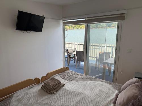 Novi Beograd Boat Rental | Floating House on the Sava River, 2 Bedrooms, Terrace, BBQ, Private River Access