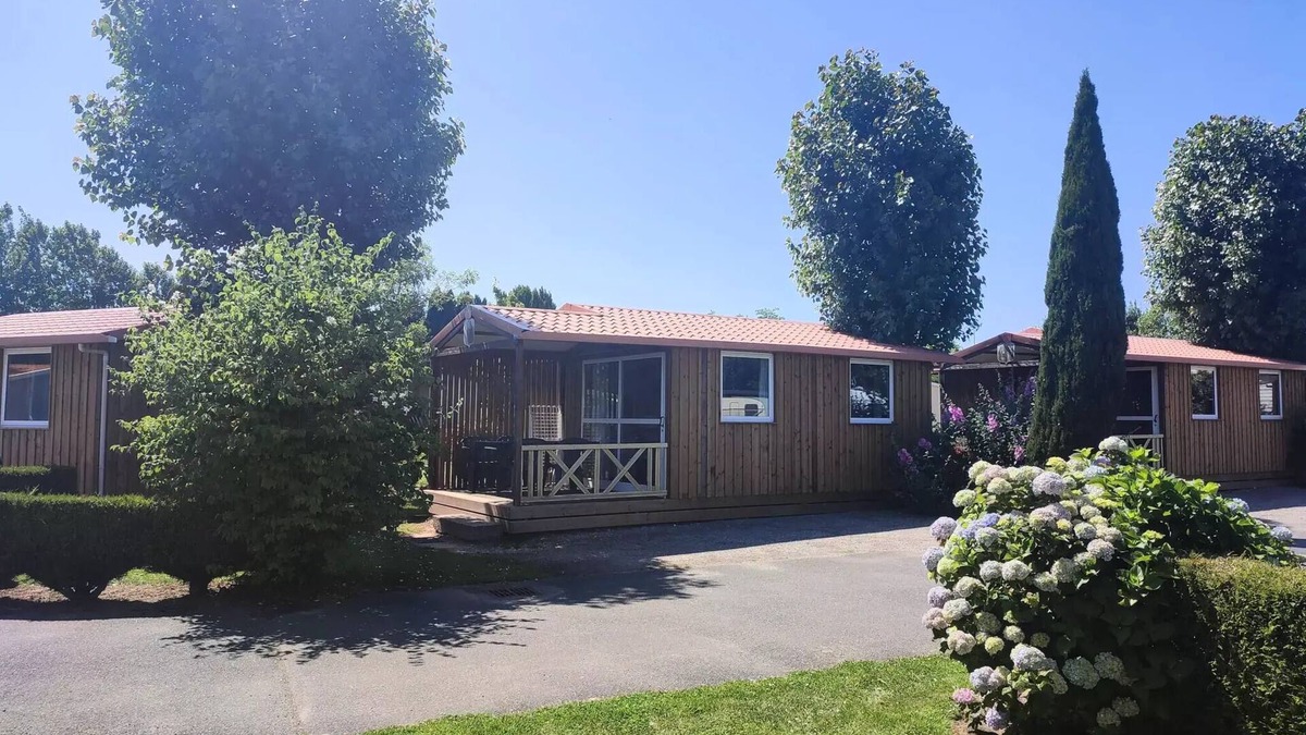 Saint-Aubin-sur-Scie Ski Chalet | Flower Camping Vitamin * - Chalet Morea Standard 25m2 (2 bedrooms) + TV + Terrace Covered 5 people