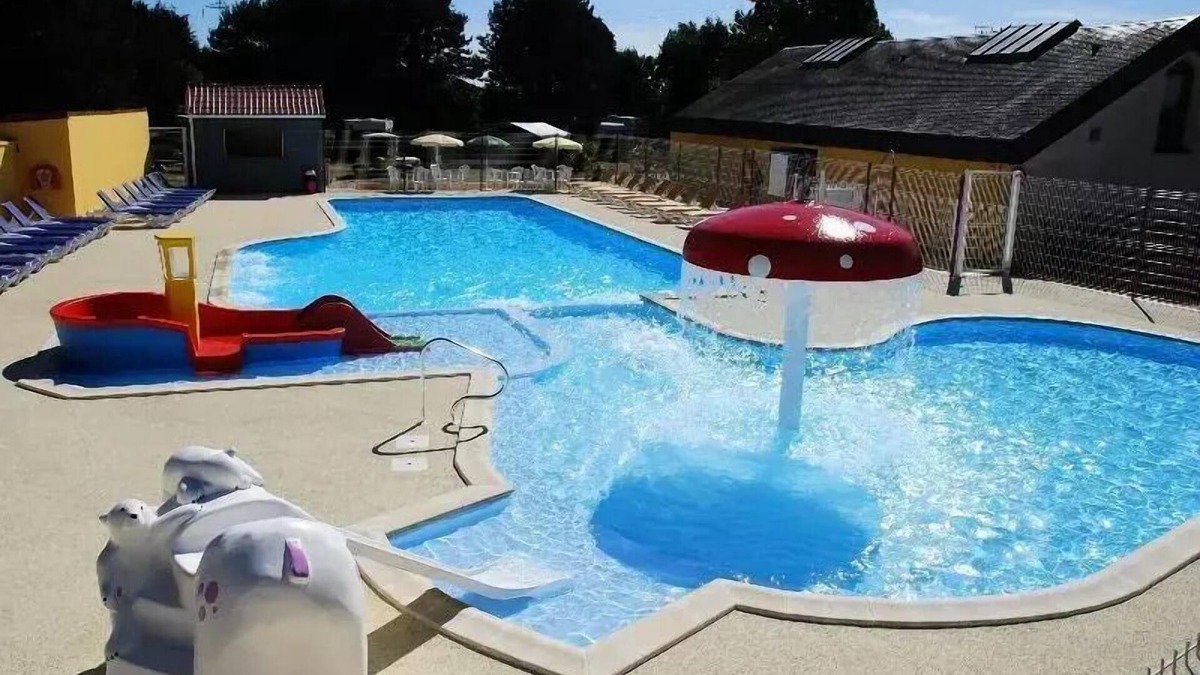 Saint-Aubin-sur-Scie House | Flower Camping Vitamin * - Mobile home Comfort 26m2 (2 bedrooms) + TV + Terrace + BBQ 4 persons