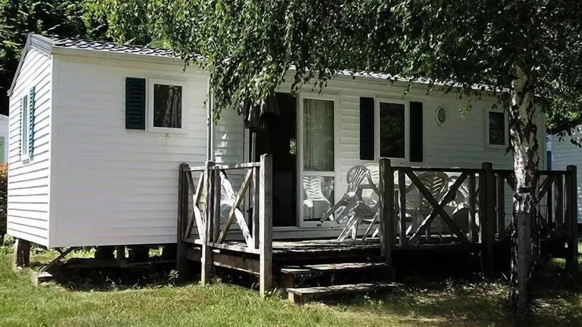 Monceaux-sur-Dordogne House | Flower Camping l'Echo du Malpas * - Mobil home Standard 27m2/2 bedrooms + TV + Terrace not covered 6 people