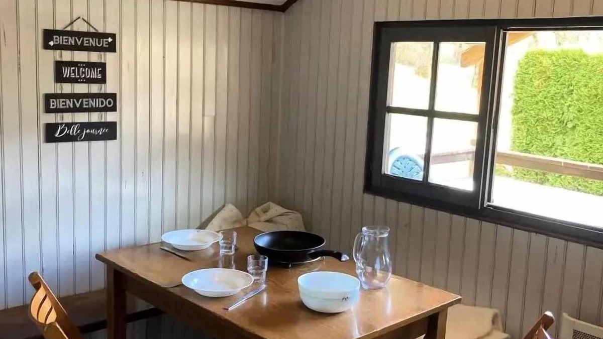 Vicdessos Ski Chalet | Flower Camping LA BEXANELLE * - Chalet Bois Standard 20m2 - 1 bedroom + covered terrace 2 people