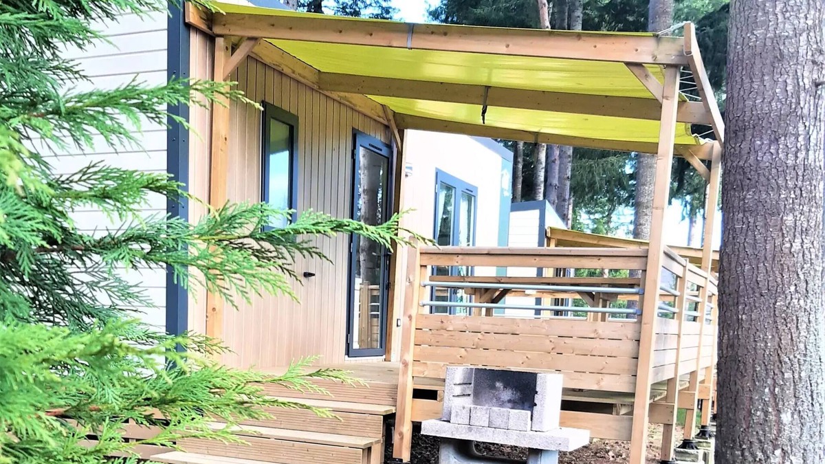 Neuveglise-sur-Truyere House | Flower Camping Le Belvédère * - Mobil-home Premium EPIE - 2 bedrooms 4 people