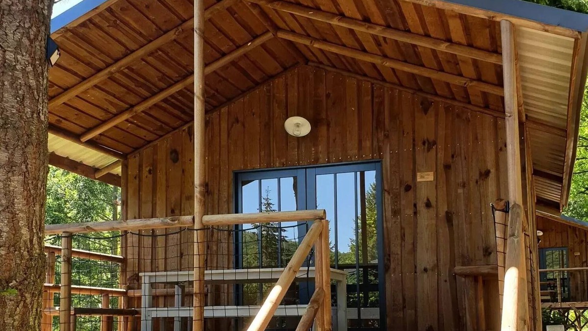 Neuveglise-sur-Truyere House | Flower Camping Le Belvédère * - Premium cabin MARILHOU - 2 bedrooms 4 persons