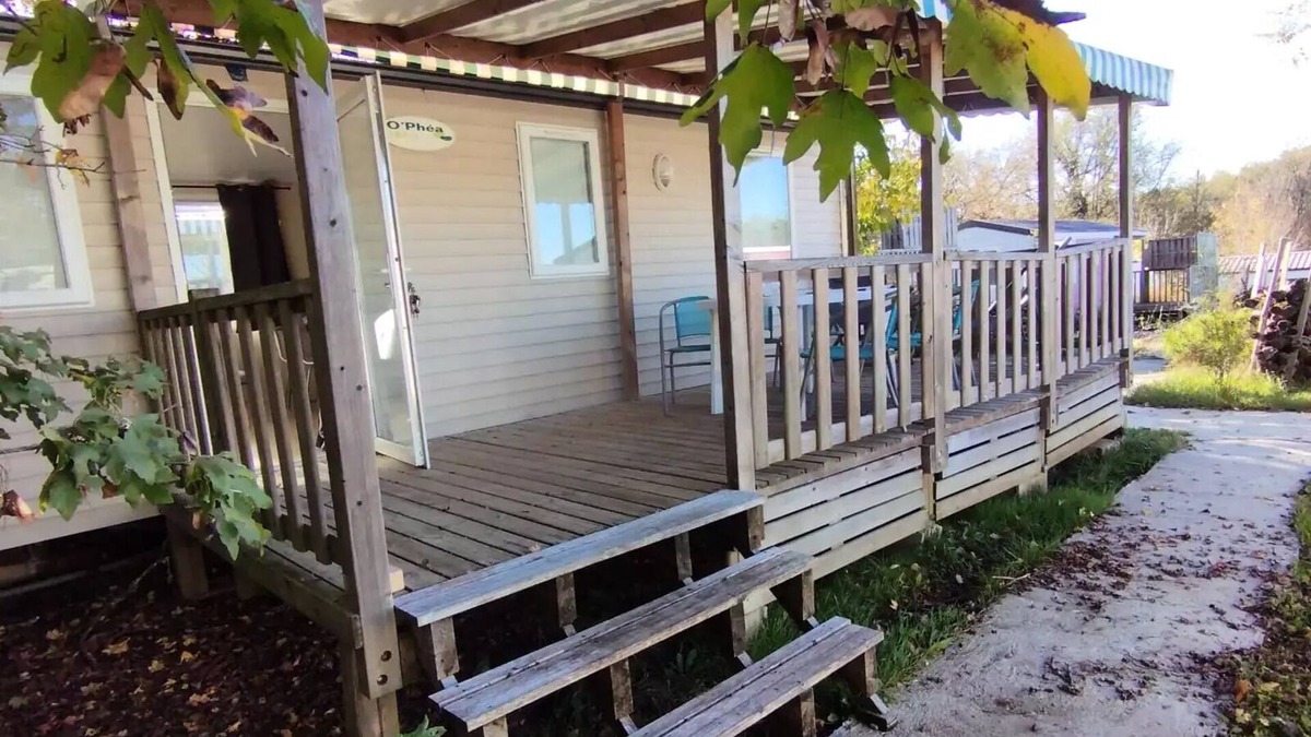 Martiel House | Flower Camping Le Lac aux Birds * - Mobil-home Standard 30 m2 (3 bedrooms) + covered terrace 12m2 6 persons