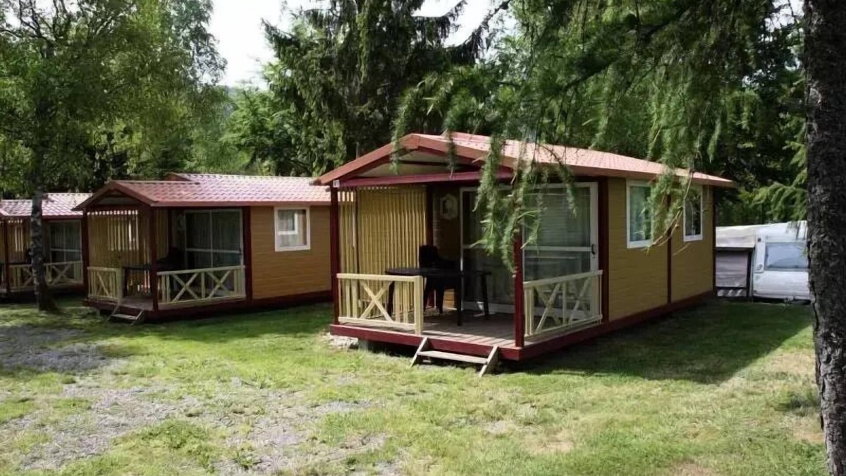 Ranspach Ski Chalet | Flower Camping Les Bouleaux * - Chalet TRADITIONNEL 30 m2 (2 bedrooms) + covered terrace 5 people