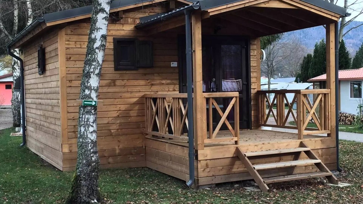 Ranspach Ski Chalet | Flower Camping Les Bouleaux * - CONFORT+ chalet 24 m² (1 bedroom) + terrace 4 people