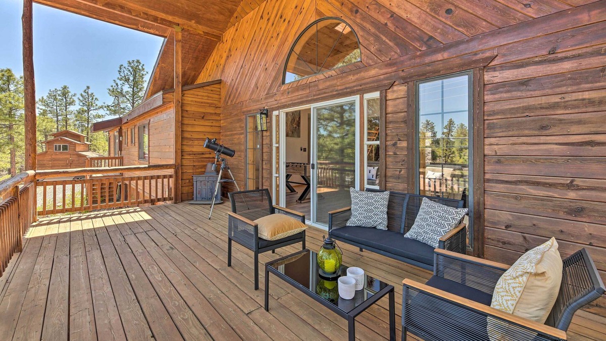 Timberland Acres Cabin | Forest Hideaway on 1 Acre w/ Panoramic Views!