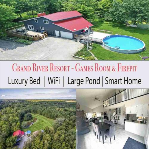 Cayuga House | Forest Retreat - Pool - Games - Fireside Joy