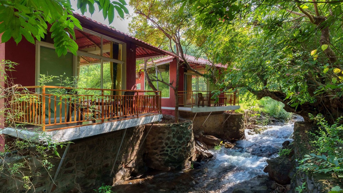 Murud Cabin | Forest Retreat with Waterfall in Murud - Just 1 Hour Drive From Alibag