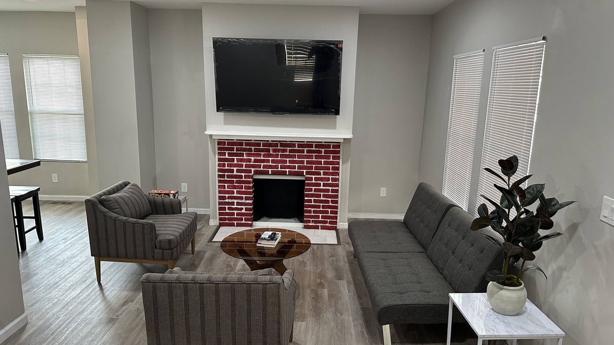 Hamilton House | Forget your worries in this spacious and serene space.
