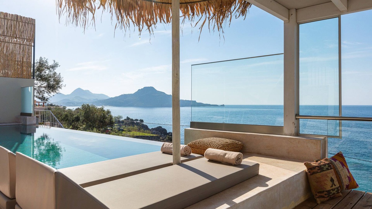 Agios Vasileios Villa | Fotinari Villa II -High quality above a cozy beach