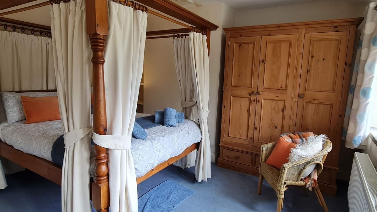 Ogden House | Four poster room , king size bed room with views