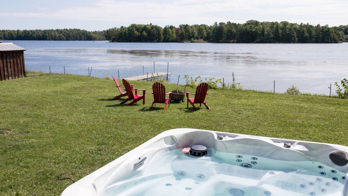 Athens Cottage | Four-season Lakefront Cottage with a Hot Tub.