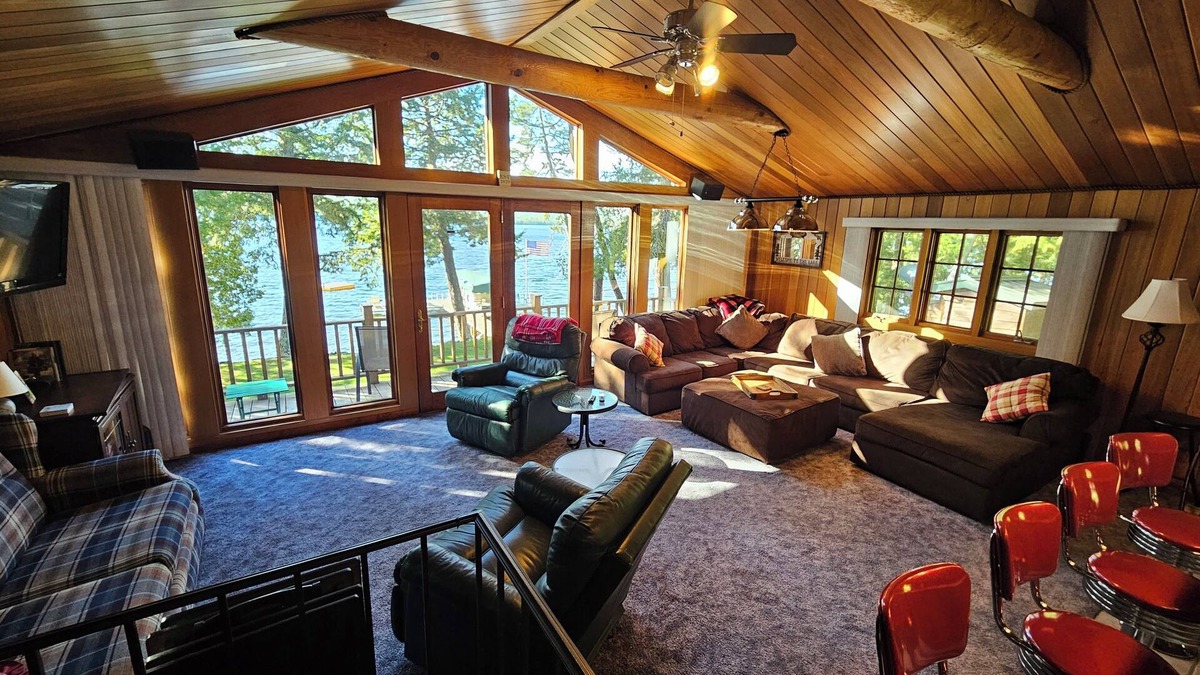 Embden House | Four-season waterfront family lake house on pristine Embden Lake