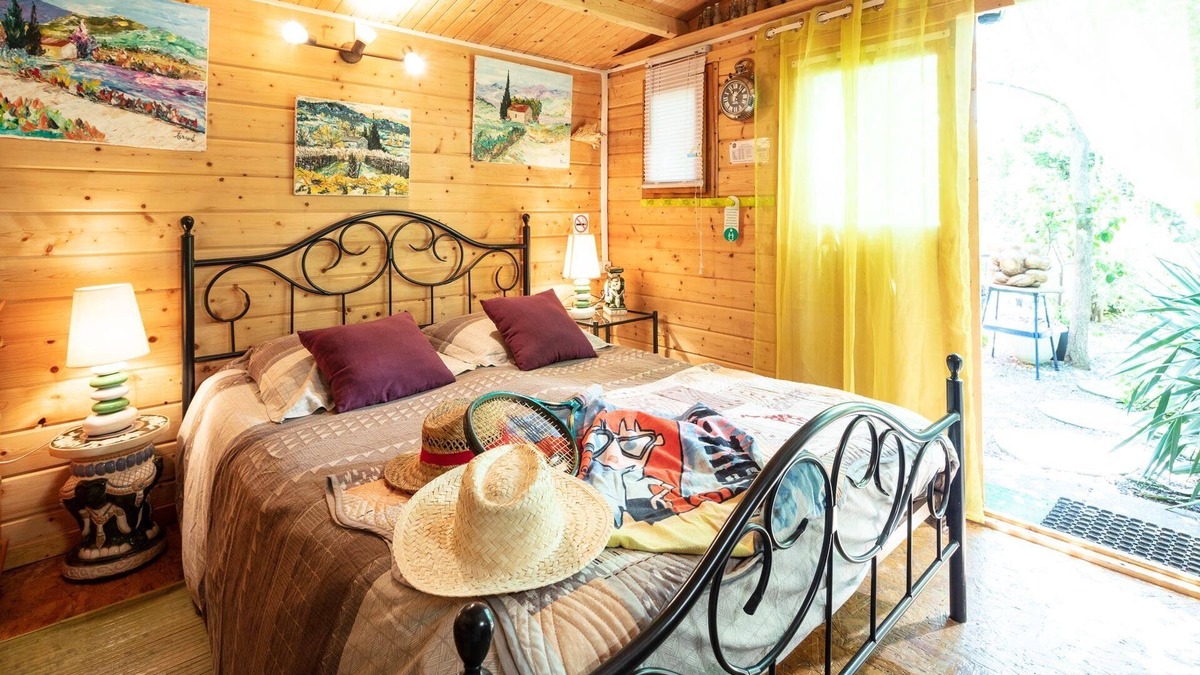 Durfort-et-Saint-Martin-de-Sossenac House | Cabin ZEN room with private garden