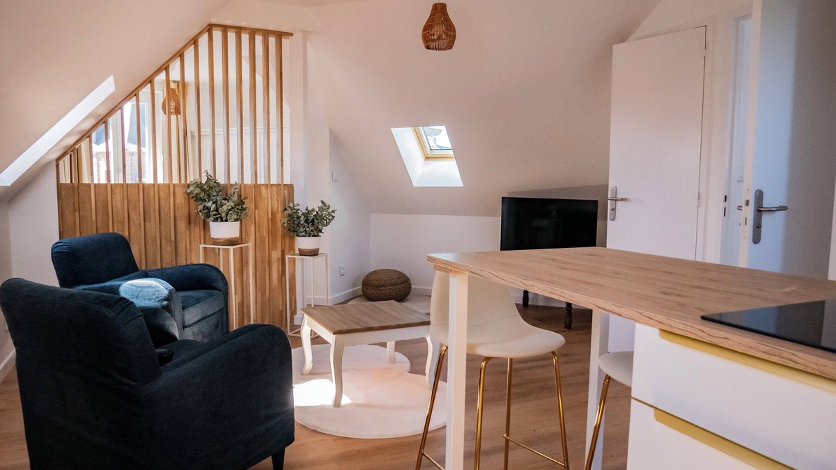 Le Crotoy Apartment | Apartment La Passerelle - Baie Marine - Baie de Somme - Air conditioning.