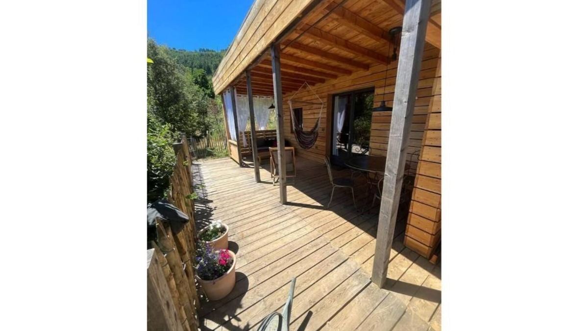 Sainte-Croix-Vallee-Francaise House | Ecogîte 2 in the Cévennes: Nordic bath with view