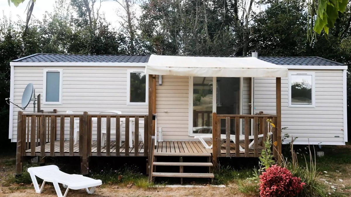 Saint-Martin-Lars-en-Sainte-Hermine House | Mobil Home Privilege Melusine - 2 Schlafzimmer 4 Personen
