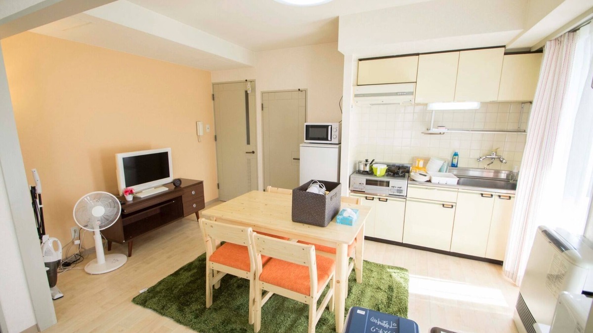 Toyohira Apartment | Free parkingGakuenmae 4 700m 3 minutes ride on Odori Max 4 people Wifi - Suizumacho Mansion 201/Sapporo Hokkaidō