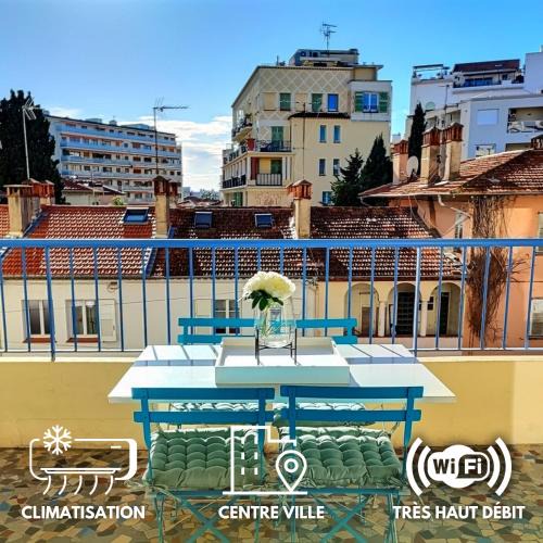 Juan-les-Pins Apartment | FRGK "Wilson Palace" TERRASSE