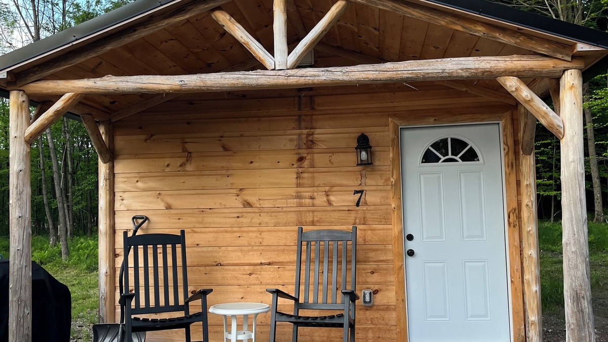 Lawrenceville House | Front porch sitting Tiny home