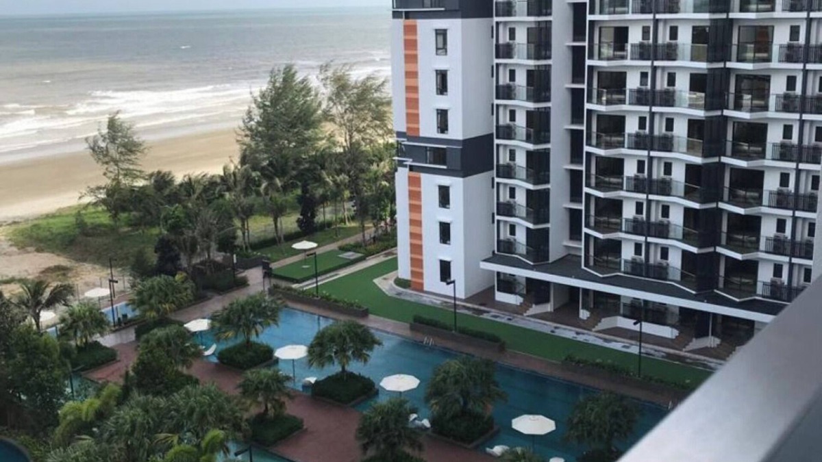 Kampung Sungai Karang Darat Apartment | Fully sea view residences with 2 bedrooms and two bathrooms