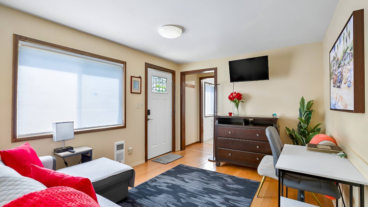 Birch Bay Apartment | Full Apt with large kitchen across the street from the beach.