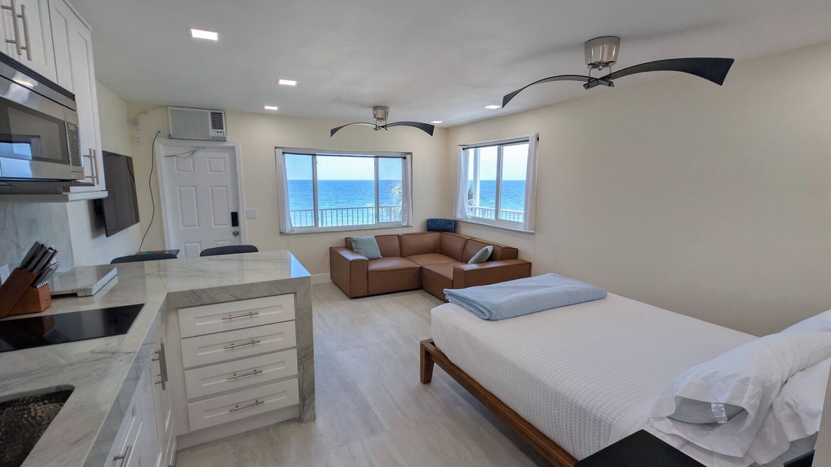 Lauderdale-by-the-Sea Apartment | Full Remodel, Direct Beachfront 3rd Floor Corner Unit, Fantastic Views!
