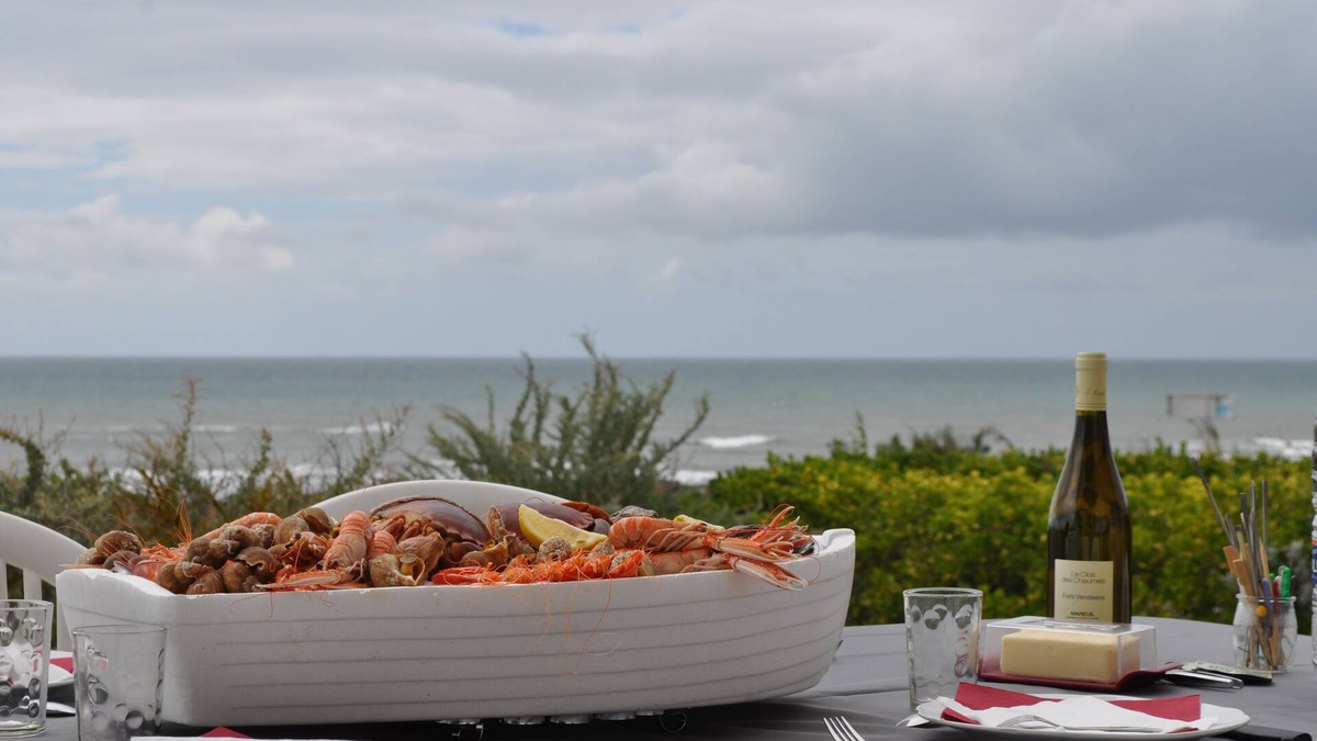 Chateau-d'Olonne Apartment | FULL SOUTH APARTMENT - FULL FOOT - SUPERB SEA VIEW - WILD SIDE