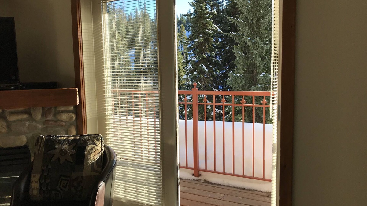 Silver Star Mountain Apartment | Fully Equipped Creekside Studio with Outdoor Shared Hot Tub and Pet Friendly!
