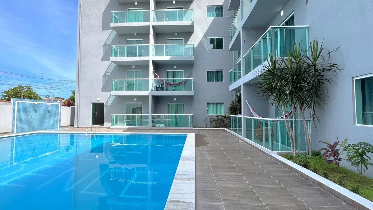 Ponta do Mangue Apartment | Fully furnished apartment with 2 bedrooms, family atmosphere 400m from the beach 🏝️