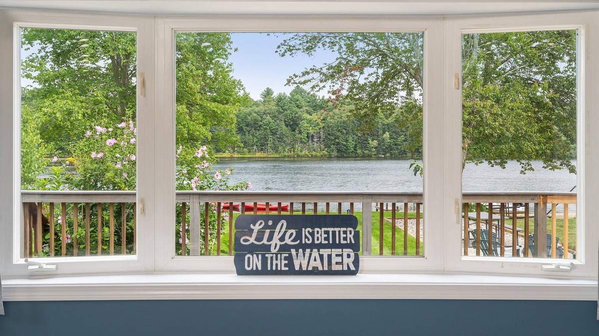 Pascoag House | Fully Renovated all season lakefront Home with beautiful views all year round!