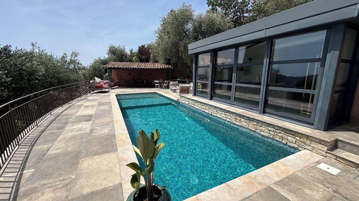 Cabris House | Fully renovated vacation home, exceptional sea view, swimming pool, chargeVE