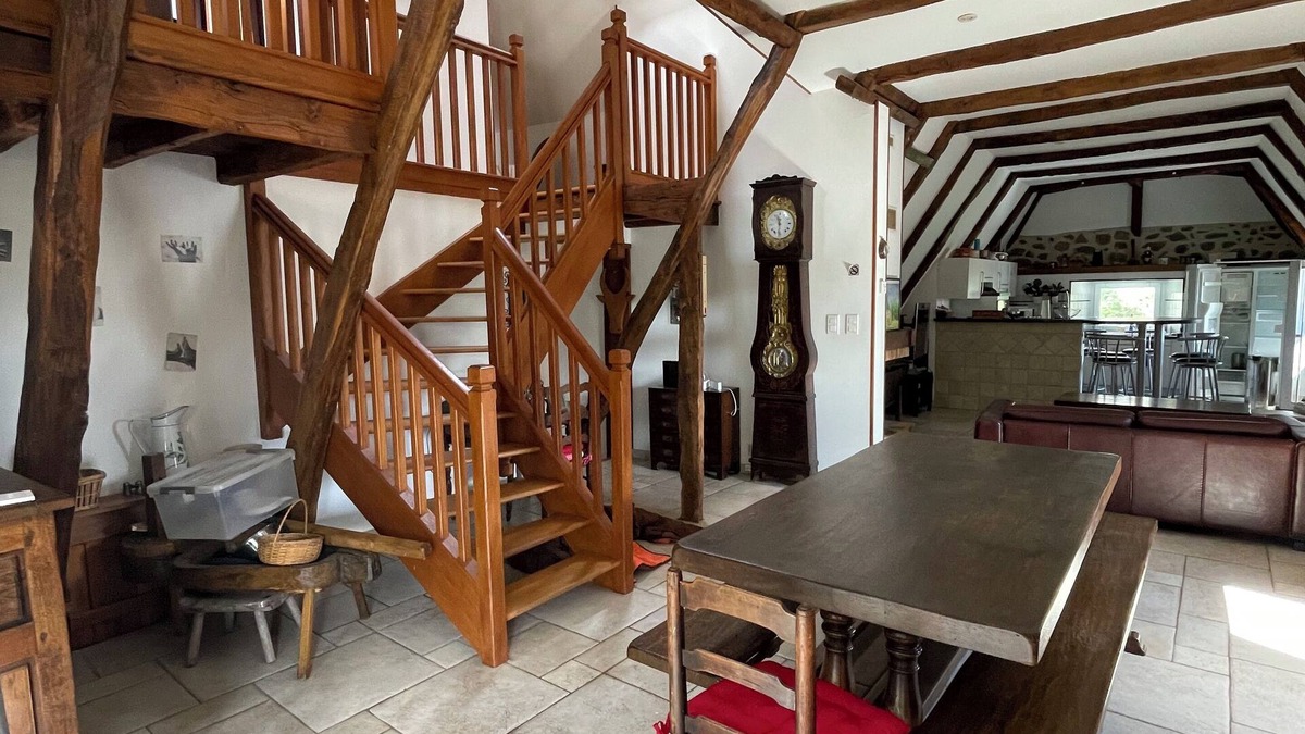 Lacroix-Barrez House | Fully restored stone and slate barn in a typical village