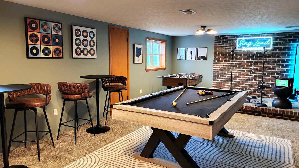 Lancaster House | Fun Midcentury Home: Pool, Karaoke, Foosball