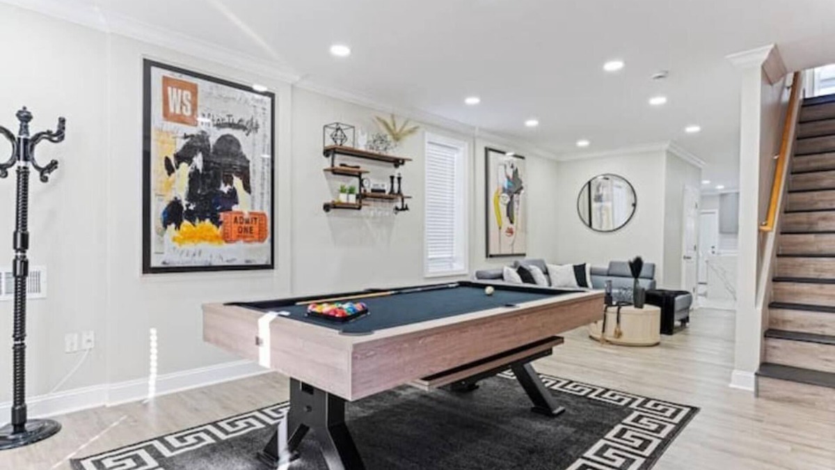 Camden House | Fun, Stylish, Pool table, Darts