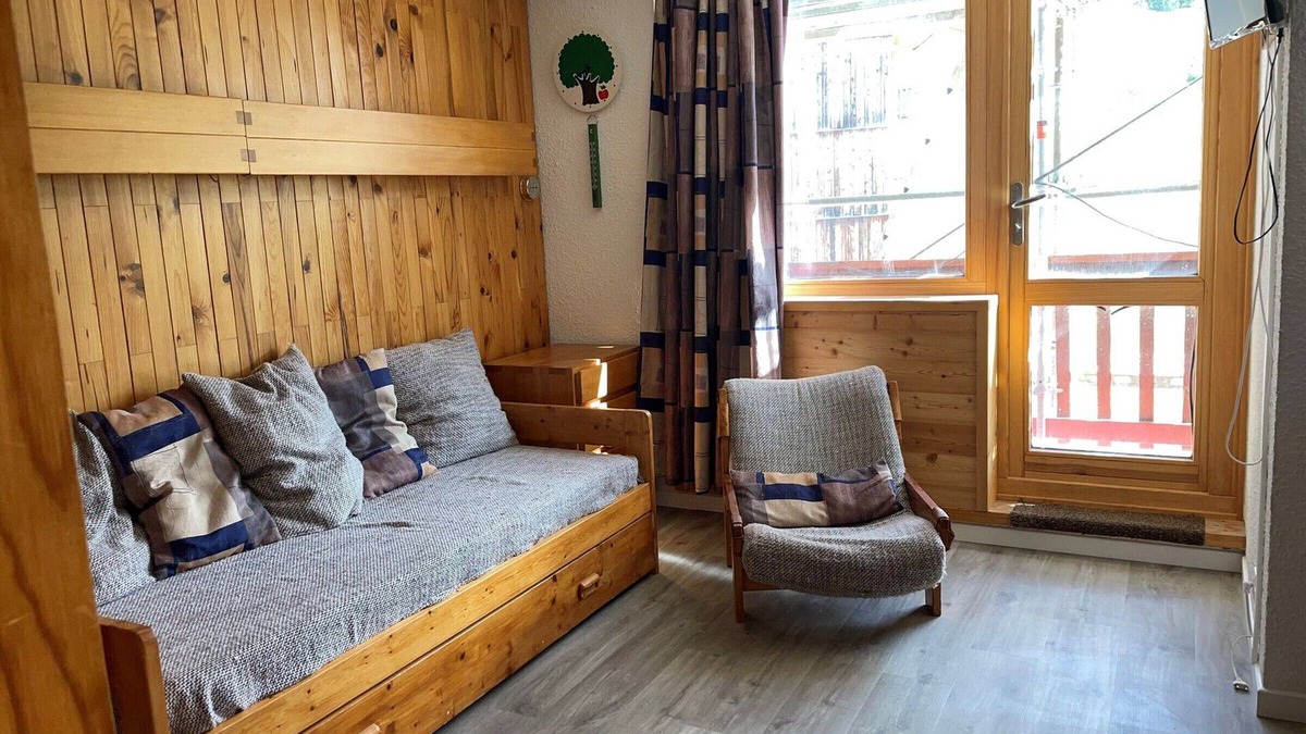 Plagne Villages Apartment | Functional and bright studio, ski-in/ski-out, balcony