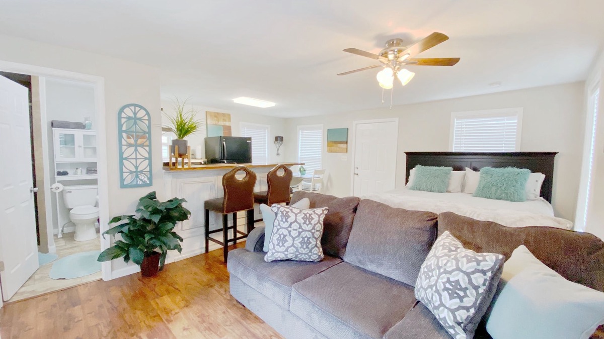 Lakeland Apartment | Furnished Blue door Studio home central- near restaurants, shopping and Lake