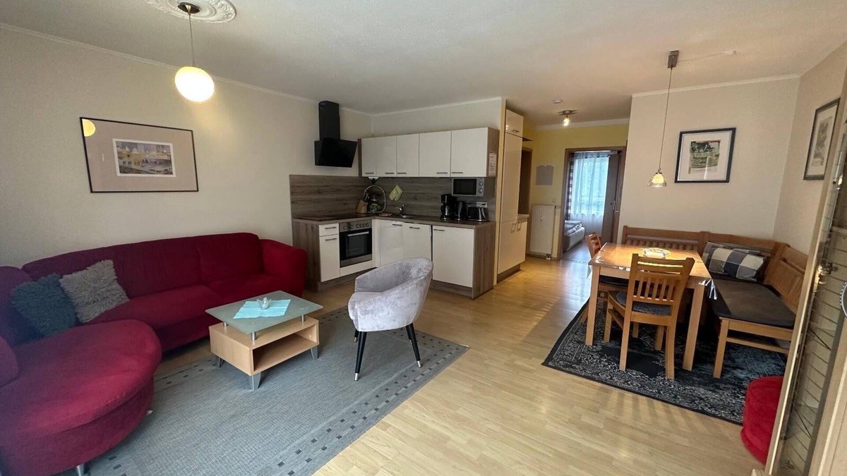 Kotzting Apartment | FW 43qm | 2-Zimmer-Appartements mit täglich freiem Eintritt ins AQACUR