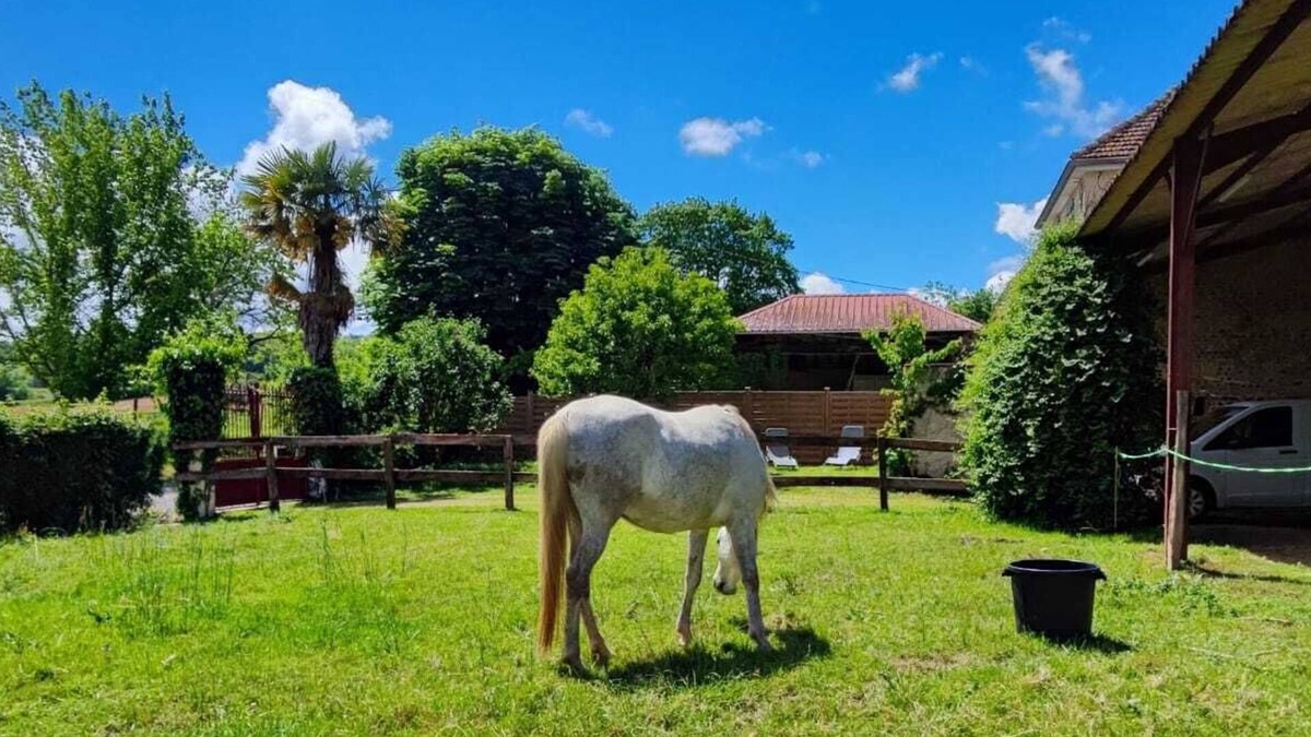 Tadousse-Ussau House | Gîte Équestre Cosy, au Calme, Pour des Vacances Nature