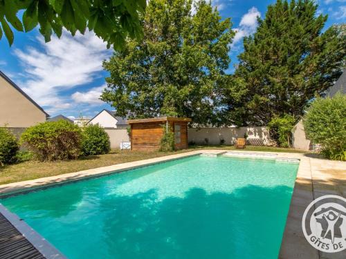Tierce House | Gîte accueillant avec piscine chauffée à partager, près d'Angers, idéal pour vacances en nature - FR-1-622-44