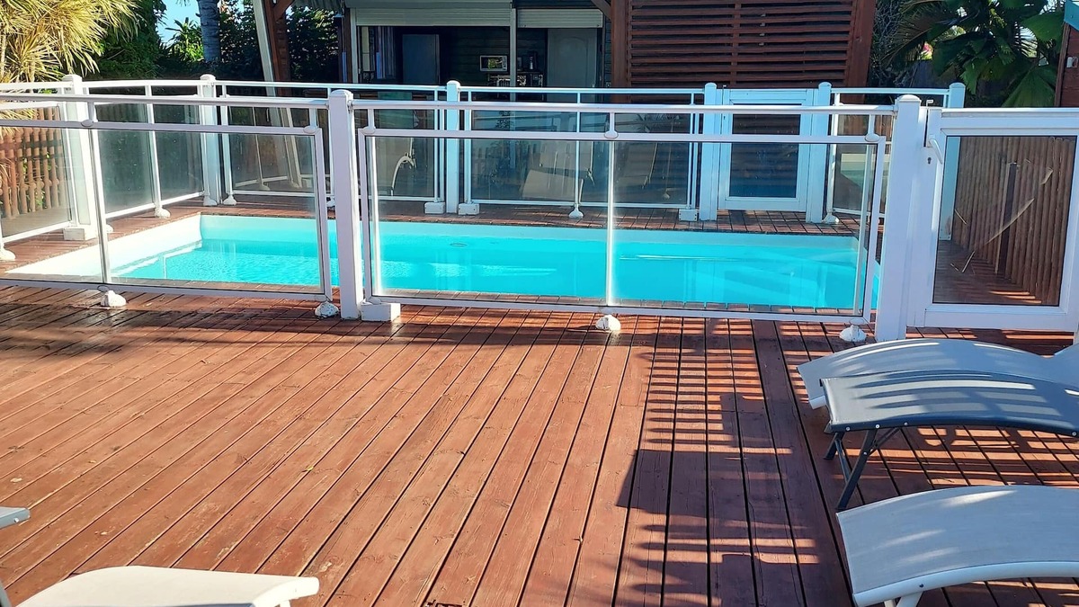 Capesterre-Belle-Eau Cottage | Gîte Atypique 8 per. Private pool - 2-star sea view